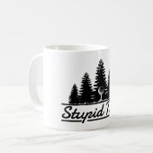 Mug Arbres Stupides Golf Ball Tee GIft (Devant gauche)