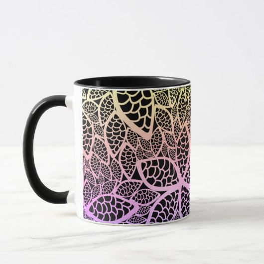 Mug Arc arc-en-ciel fleuri (Gauche)
