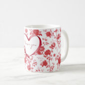 Mug Arc d'amour à coeur rouge (Devant droit)