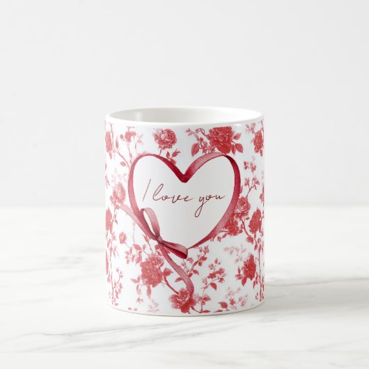 Mug Arc d'amour à coeur rouge (Centre)