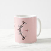 Mug Arc de Cupidon Rouge Rose (Devant droit)