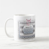 Mug Arc de perles de citation d'inspiration de bible (Gauche)