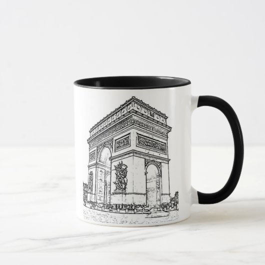 Mug ~ Arc de Triomphe de Paris (Droite)