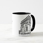 Mug ~ Arc de Triomphe de Paris (Devant droit)