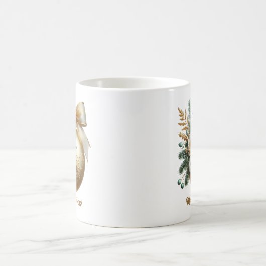 Mug Arc doré Faux or Bauble coton or arc (Centre)