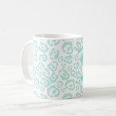 Mug Arc élégant de léopard et Girly personnalisé par (Devant gauche)