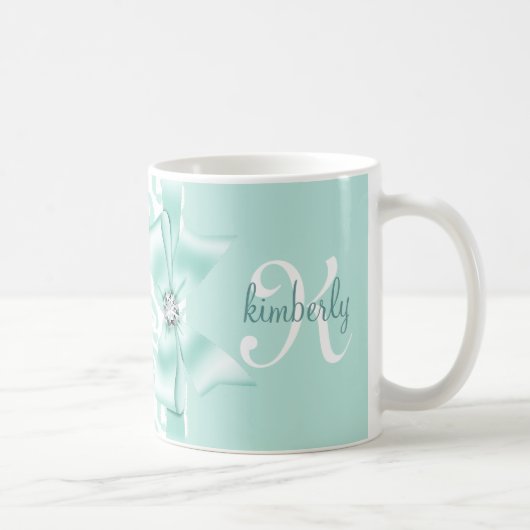 Mug Arc élégant de léopard et Girly personnalisé par (Droite)