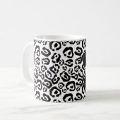 Mug Arc élégant de léopard et Girly personnalisé par (Devant gauche)