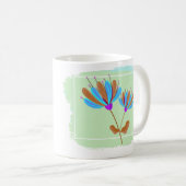 Mug Arc en arc-en-ciel Brush Conception géométrique (Devant droit)