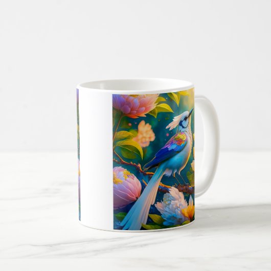 Mug Arc en arc-en-ciel Jay Imaginaire Bird (Devant droit)
