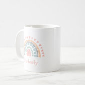 Mug Arc en arc-en-ciel personnalisé (Devant gauche)