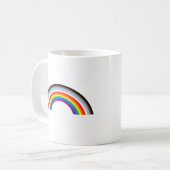 Mug Arc-en-ciel à rayures de fierté Progress (Devant gauche)