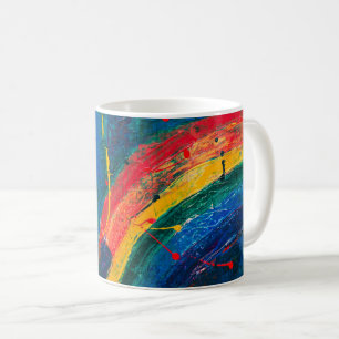Mug Arc-en-ciel Abstrait