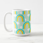 Mug Arc-en-ciel avec Nuage Bleu (Gauche)