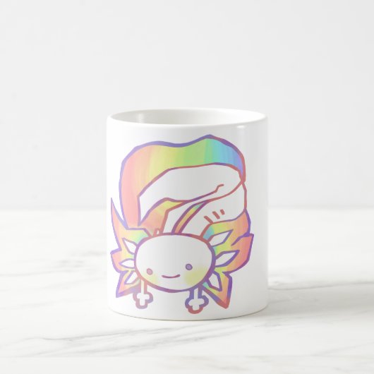 Mug Arc en ciel Axolotl Silly mignon Muvelty (Centre)