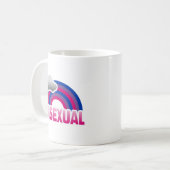 MUG ARC-EN-CIEL BISEXUEL (Devant gauche)
