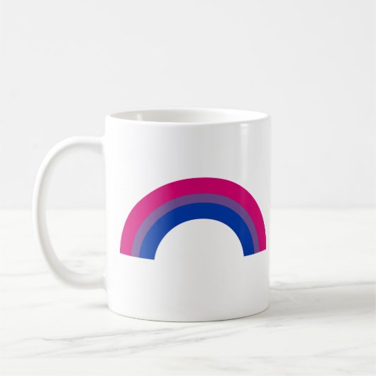 Mug Arc-en-ciel bisexuel (Gauche)