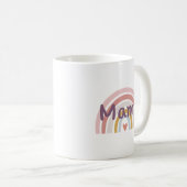Mug Arc en ciel chic "Mama" (Devant droit)