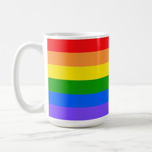Mug Arc-en-ciel Coloré (Gauche)