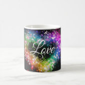 Mug Arc-en-ciel couleurs vaporiser peinture étincelant (Centre)