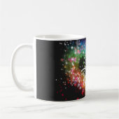Mug Arc-en-ciel couleurs vaporiser peinture étincelant (Gauche)