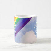 Mug Arc en ciel dans le ciel Inspirationnel Bible Vers (Centre)