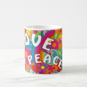 Mug Arc-en-ciel de flower power