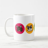 Mug Arc-en-ciel de Frenchie (Gauche)
