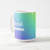 Mug Arc-en-ciel de gentillesse (Devant gauche)