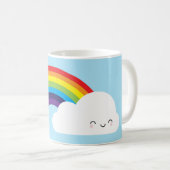 Mug Arc en ciel de Kawaii (Devant droit)