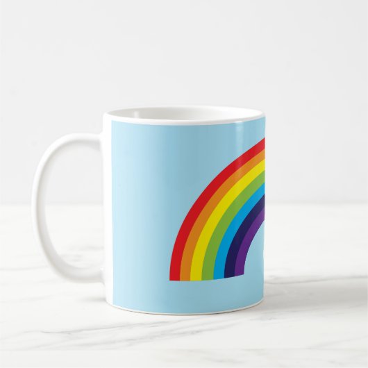 Mug Arc en ciel de Kawaii (Gauche)