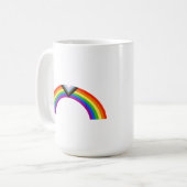 Mug Arc-en-ciel de la fierté Progress (Devant gauche)