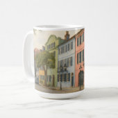 Mug Arc-en-ciel de l'aquarelle de Charleston (Devant gauche)