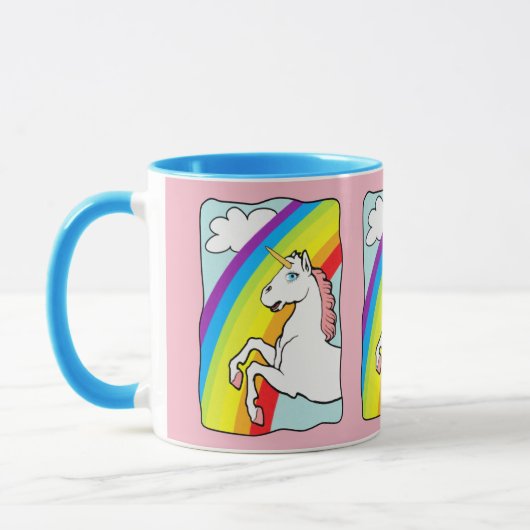 Mug Arc-en-ciel de Unicorne (Gauche)
