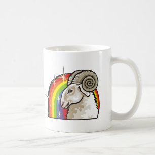 Mug Arc en ciel des années 1980 avec Aries Ram