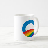 Mug Arc-en-ciel d'Obama (Devant droit)