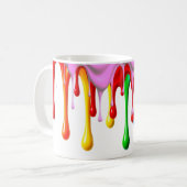 Mug Arc-en-ciel Drip Splash (Devant gauche)