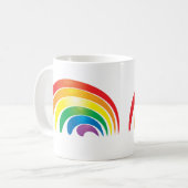 Mug Arc-en-ciel élégant (Devant gauche)