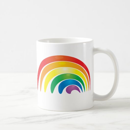Mug Arc-en-ciel élégant (Droite)