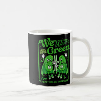 Mug Arc-en-ciel en mars porte une maladie rénale verte