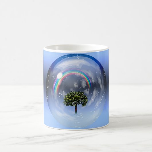 Mug Arc en ciel et arbre vert (Centre)