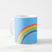 Mug Arc en ciel et ciel bleu (Devant gauche)