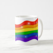 Mug Arc-en-ciel et étoiles (Devant droit)