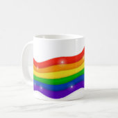 Mug Arc-en-ciel et étoiles (Devant gauche)