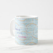 Mug Arc-en-ciel et nuages géants (Devant gauche)
