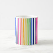 Mug Arc-en-ciel et rayures blanches (Centre)