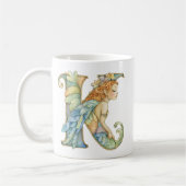 Mug Arc en ciel Fairy Initial 'K' (Gauche)