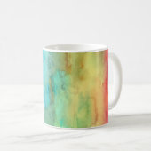 Mug Arc-en-ciel fait sur commande (Devant droit)