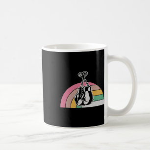 Mug Arc-en-ciel Gants de boxe Style rétro