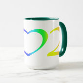 Mug Arc-en-ciel gay pride (Devant droit)
